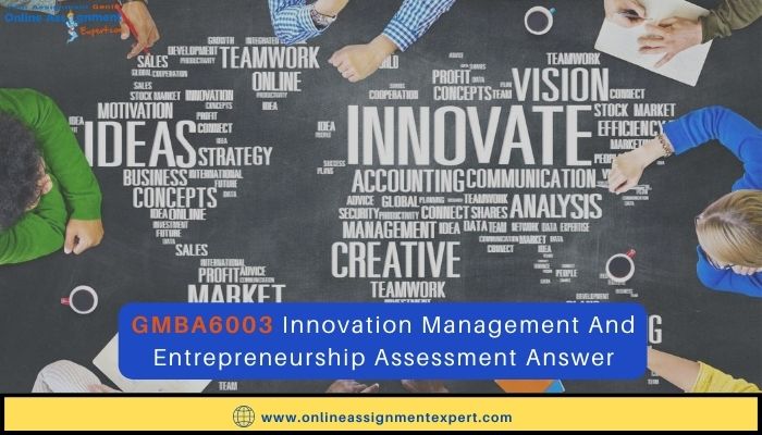 GMBA6003 Innovation Management And Entrepreneurship Assessment Answer