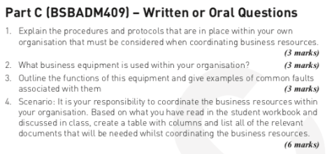 bsbadm409 assessment question