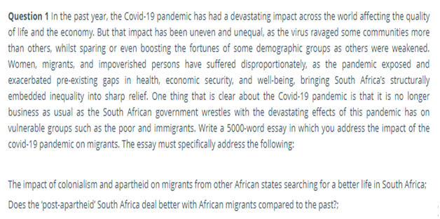 African Law assignment sample