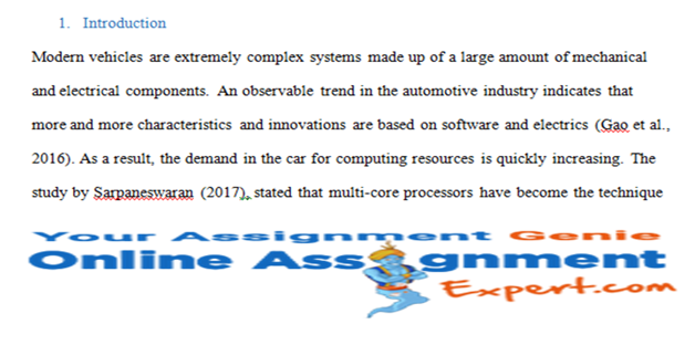 Automotive Engineering Assignment Help Sample 2