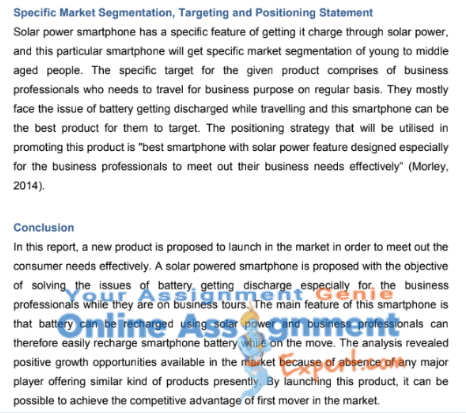 HI5004 marketing management assignment sample