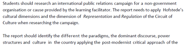 Samples of International Relations Assignment Help