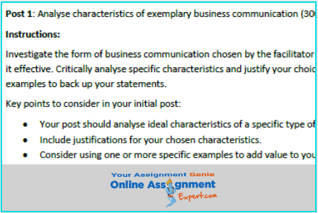 academic communication assignment answer