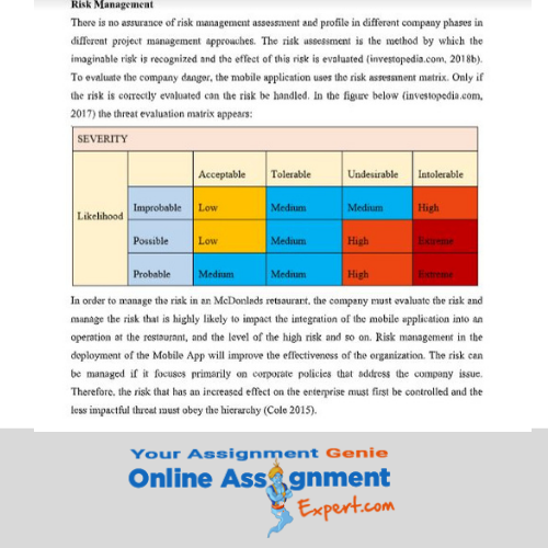 acquisition and restructuring assignment sample