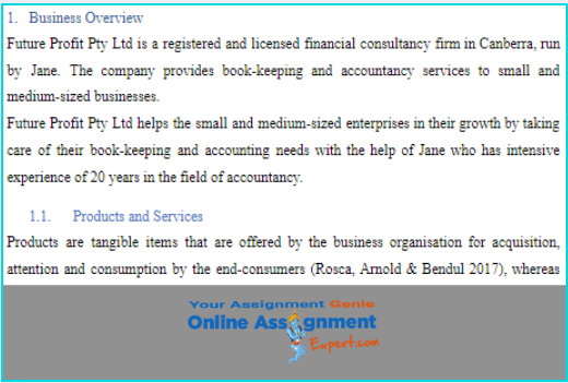 business administration assignment overview