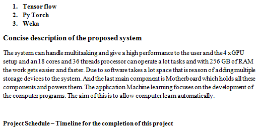 computer systems assignment sample