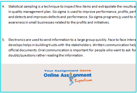 control charts assessment sample