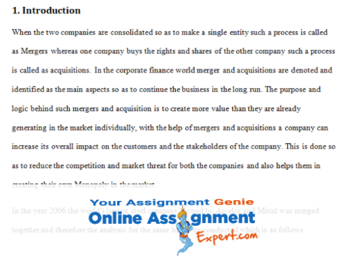 corporate governance assignment introduction sample