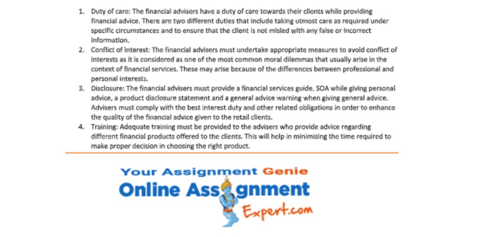 finance insurance assignment sample