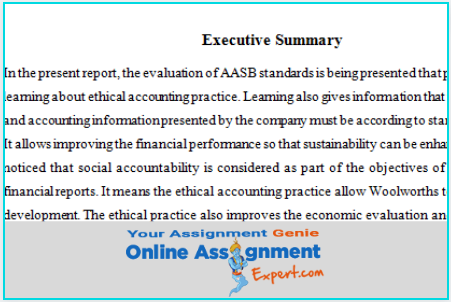 financial reporting assignment sample