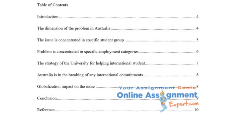 globalisation assignment sample