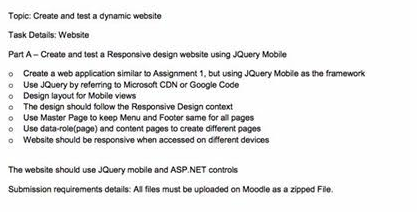 jquery assignment sample