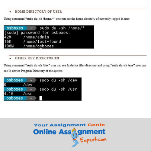 linux assessment sample