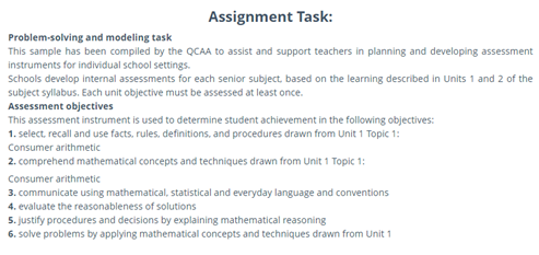 problem solving and modeling task assignment sample 2