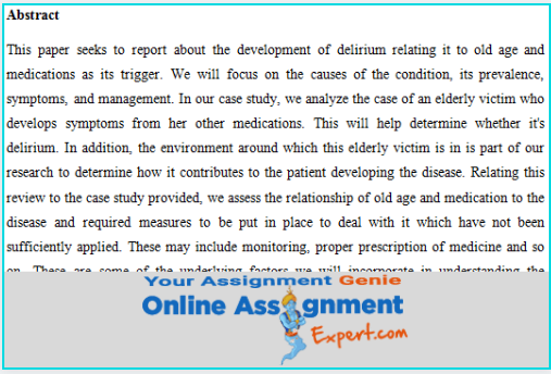 therapeutic nursing assignment sample