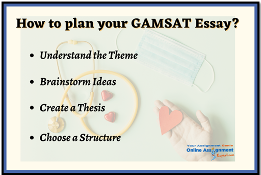 How to plan your GAMSAT Essay