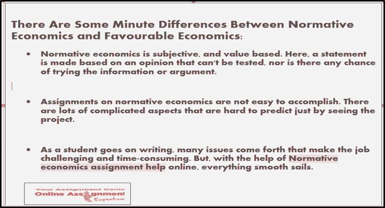 Normative Economics Assignments Help 1