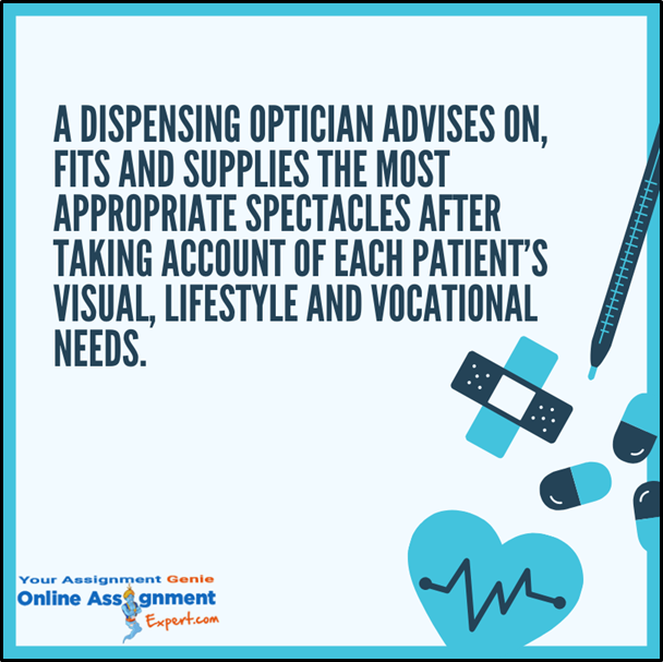 Optical Dispensing Assignment Help