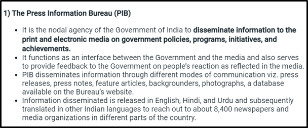 Press Information Bureau