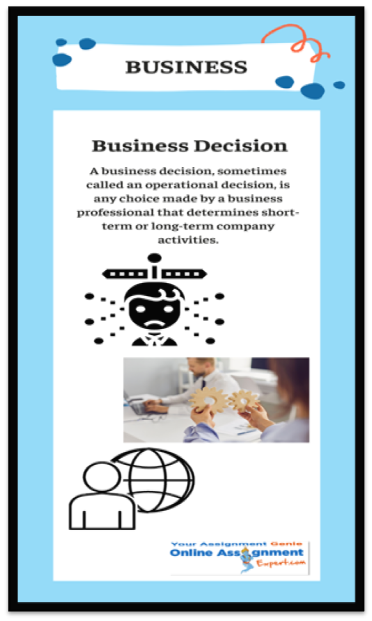 Business Decision Making Assignment Sample