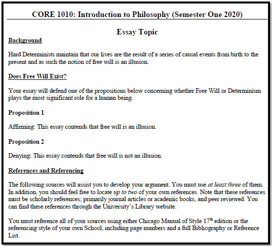 Core 1010 Introduction of Philosophy