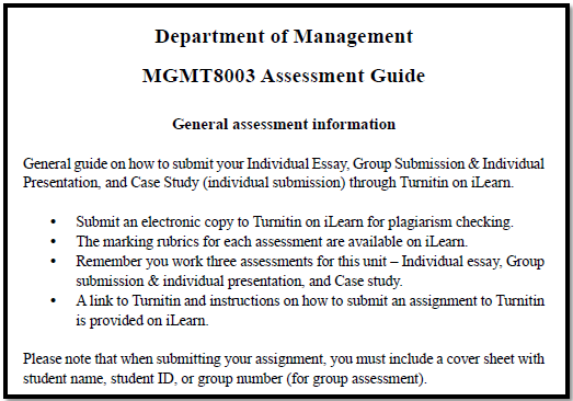 Department Of Management