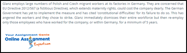 Glanz German Company Case Study Help 3