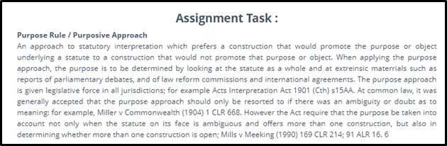 Theories Of Statutory Interpretation Assignment Help 4