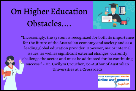 On Higher Education Obstacles