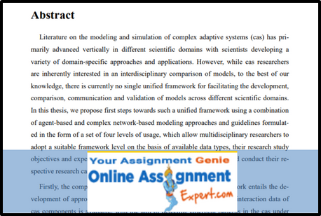 Dissertation Research Assistance Services  Abstract